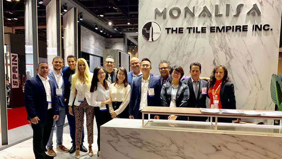 Mona Lisa participated in the Coverings Exhibition in the United States