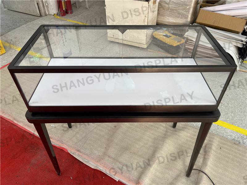 Black Jewelry Display Cabinet