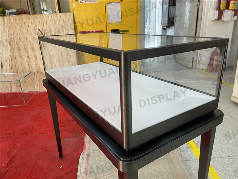 Black Jewelry Display Cabinet