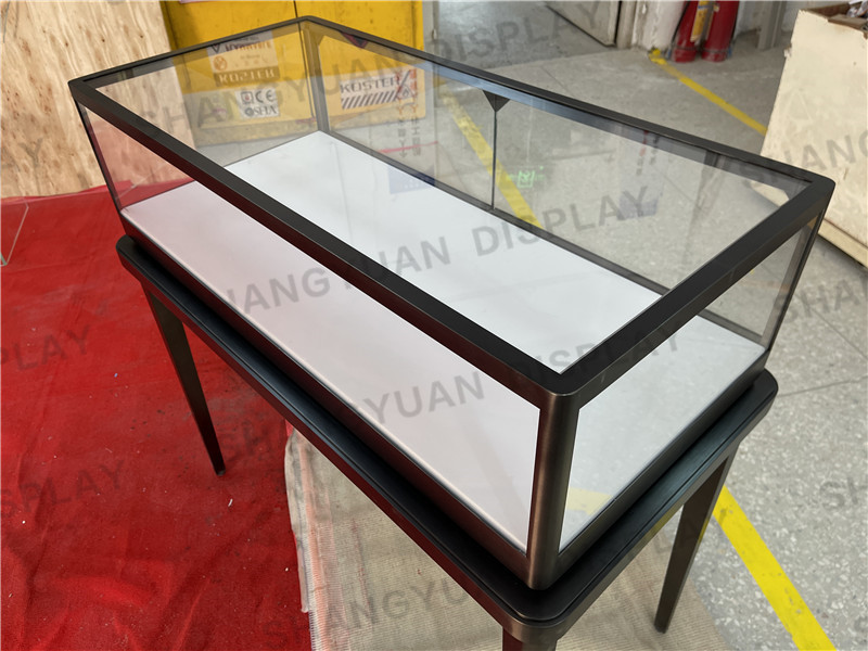 Black Jewelry Display Cabinet