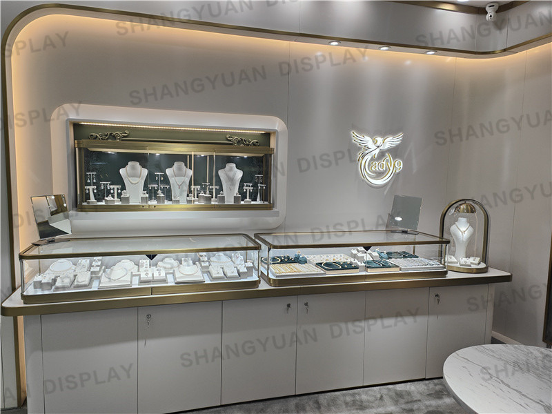 【Singapore】Pearl Jewellery Showroom Counter Design Solutions