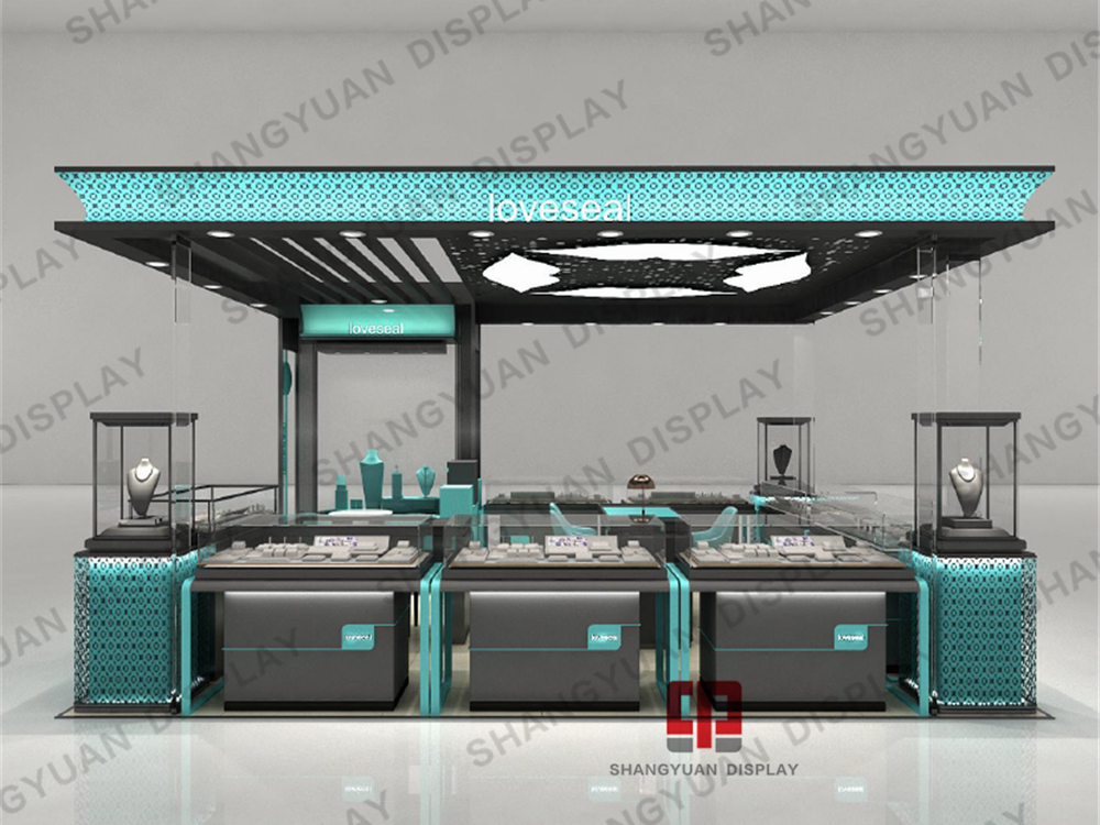 LOVESEAL Luxury Jewelry Kiosk Showcase