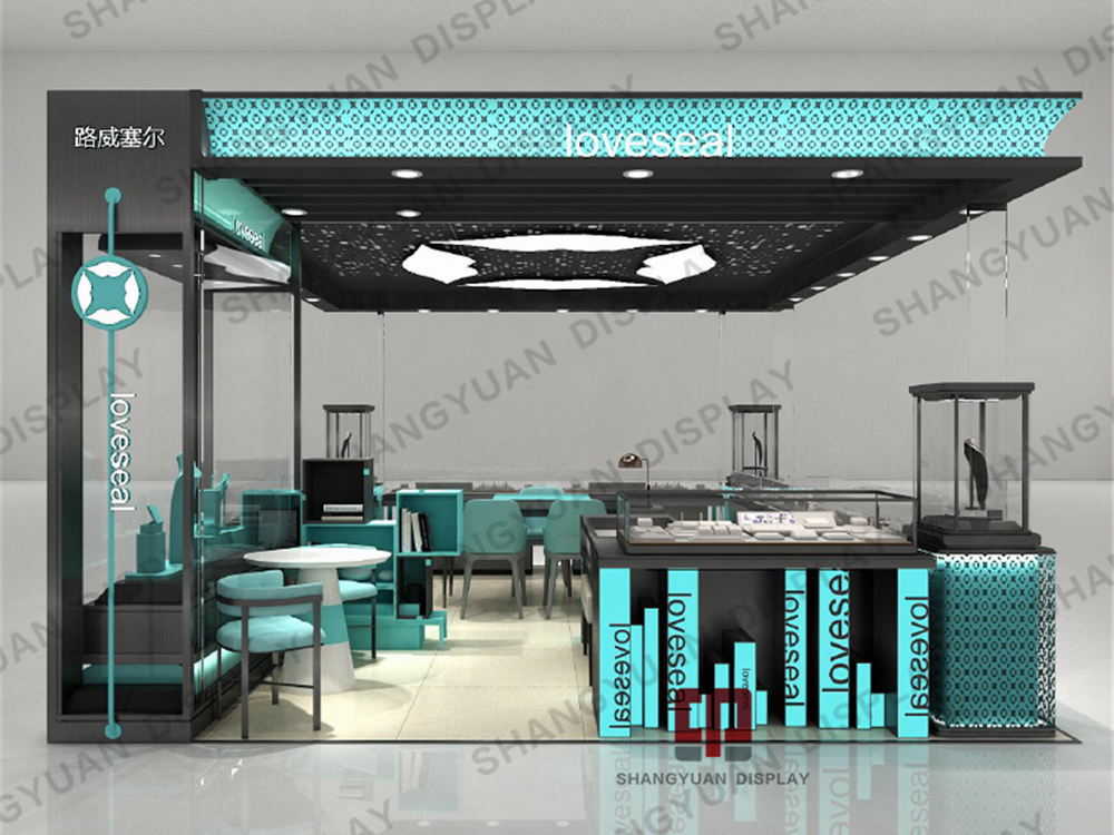LOVESEAL Luxury Jewelry Kiosk Showcase
