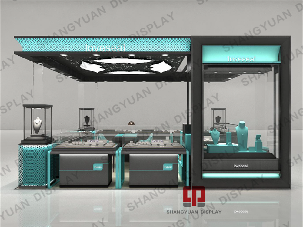 LOVESEAL Luxury Jewelry Kiosk Showcase
