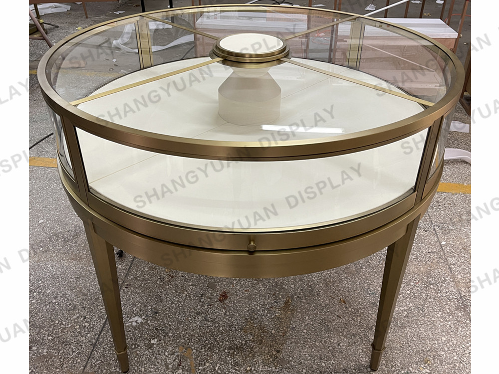 Round Metal Jewelry Display Counter
