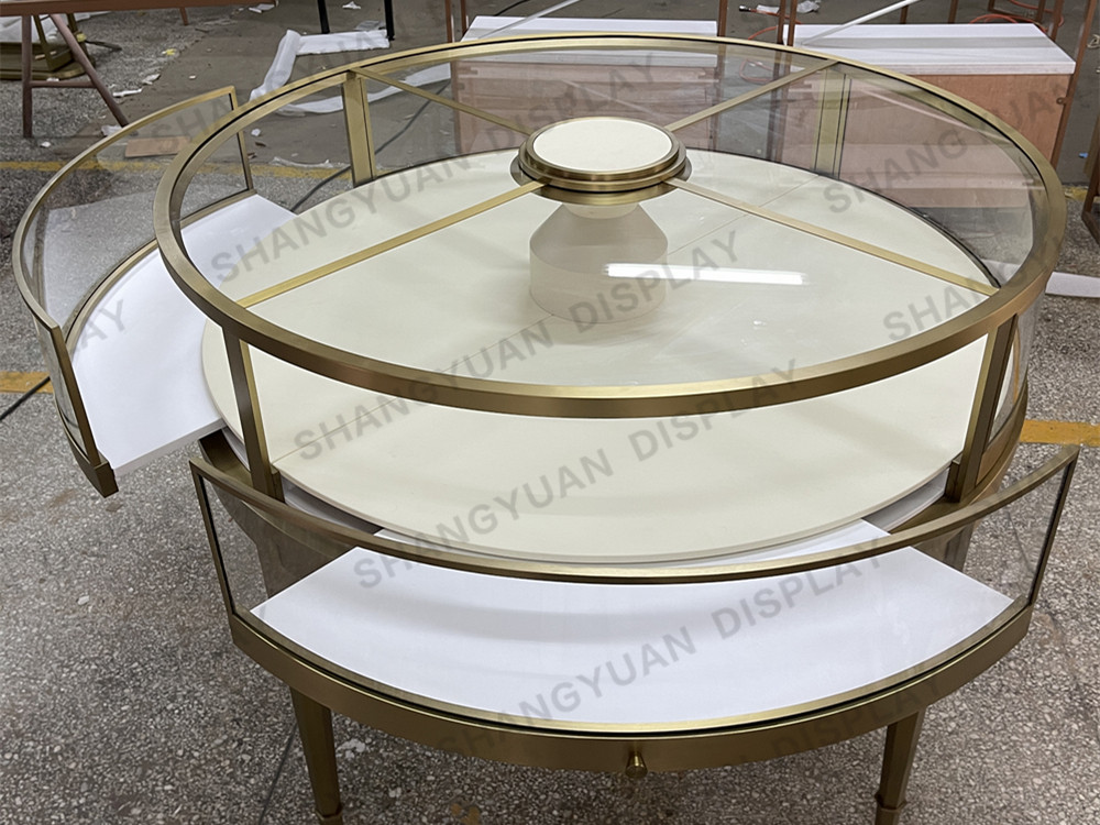 Round Metal Jewelry Display Counter