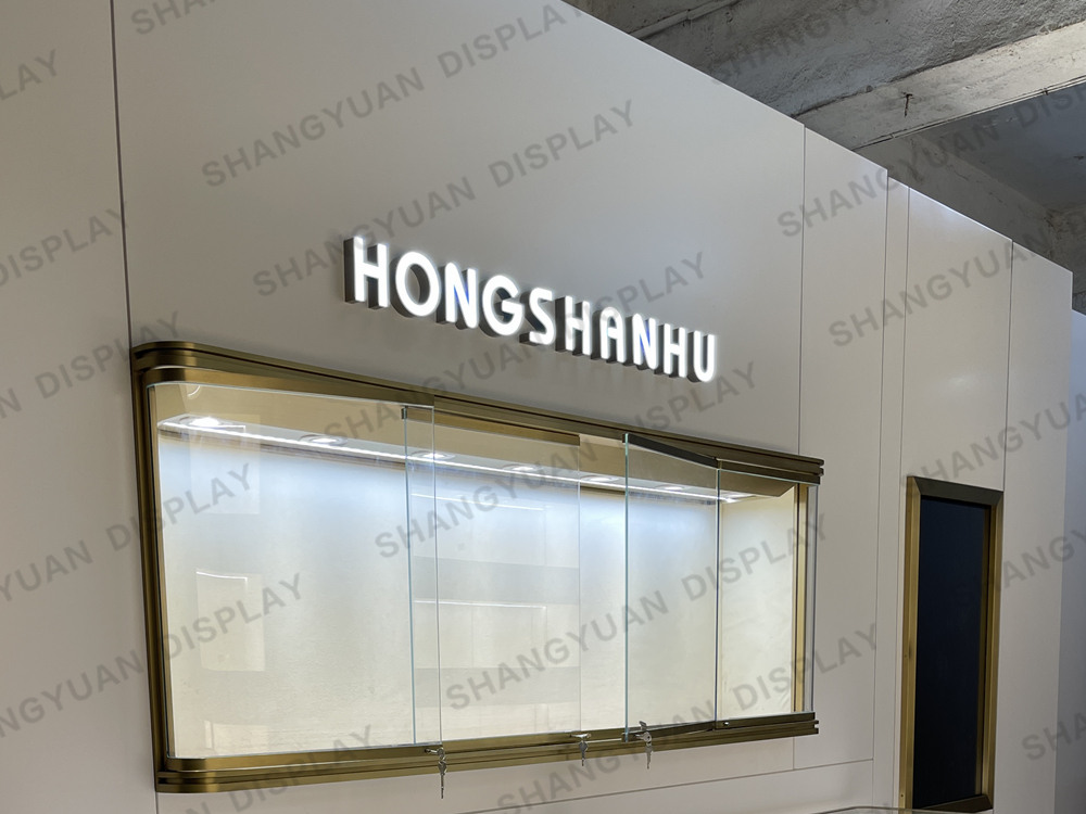 Wall Mounted Jewelry Display Case