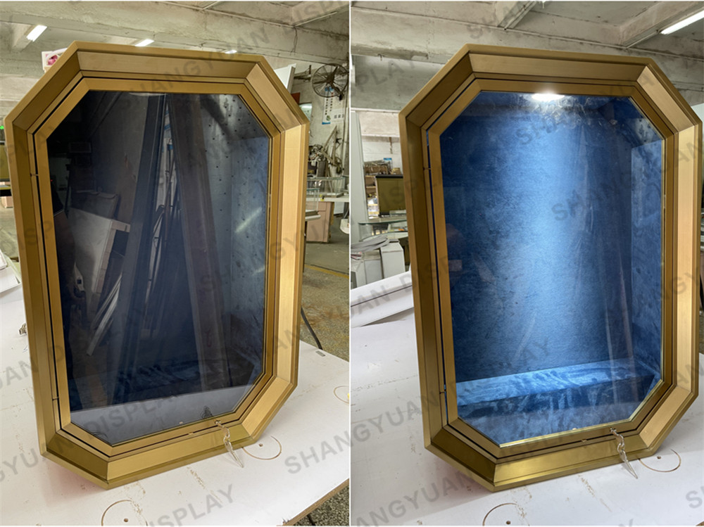 Luxury Jewelry Store Wall Cabinet
