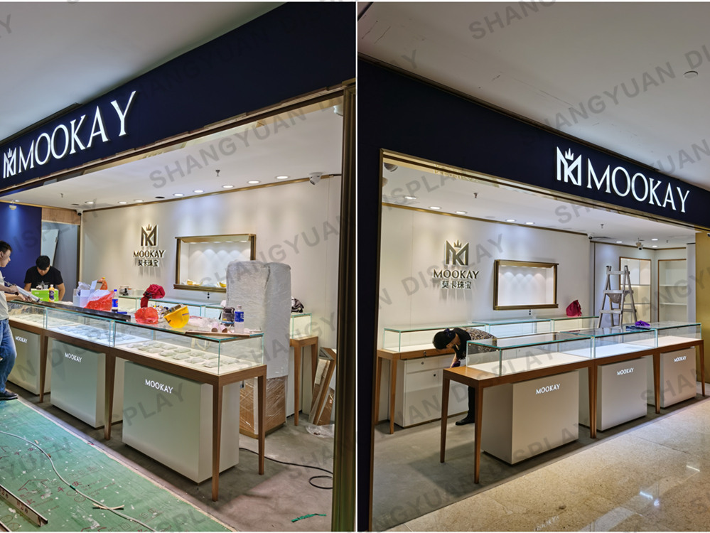 Custom Small Jewelry Shop Design | Shangyuan Display