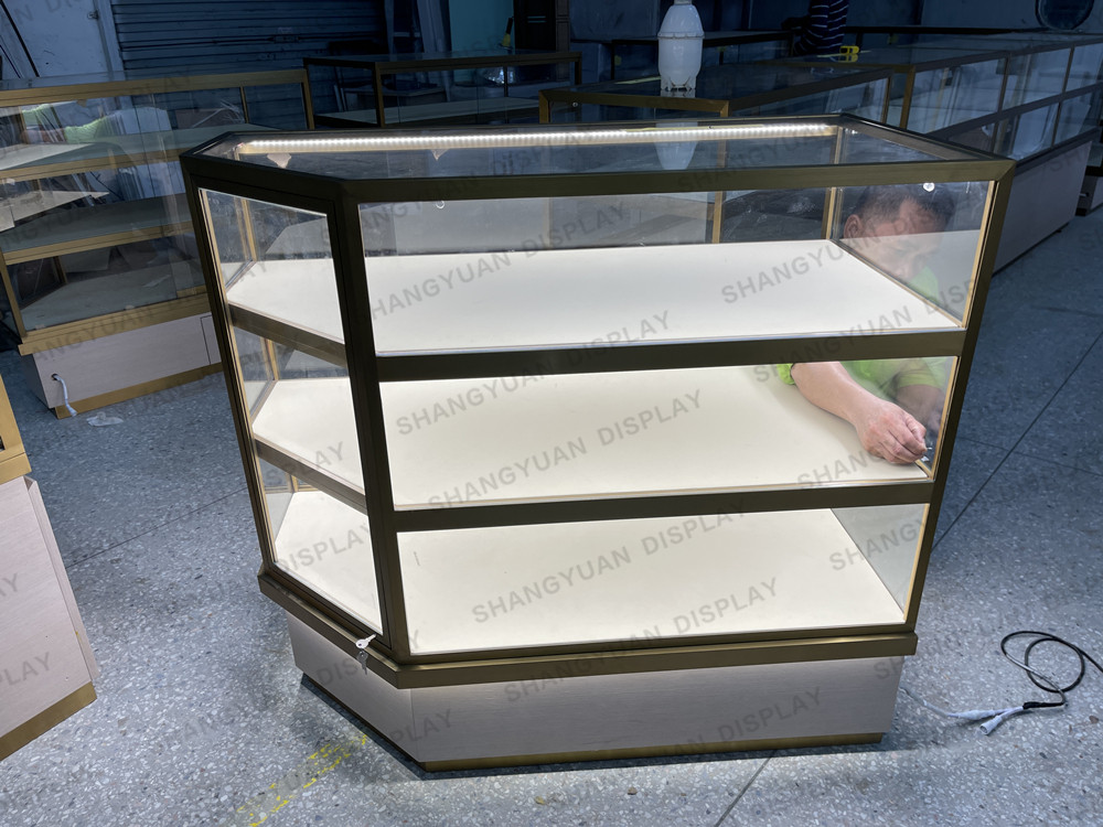 Jewelry Kiosk Glass Display Case
