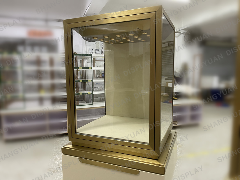 Jewelry Display Tall Glass Counter