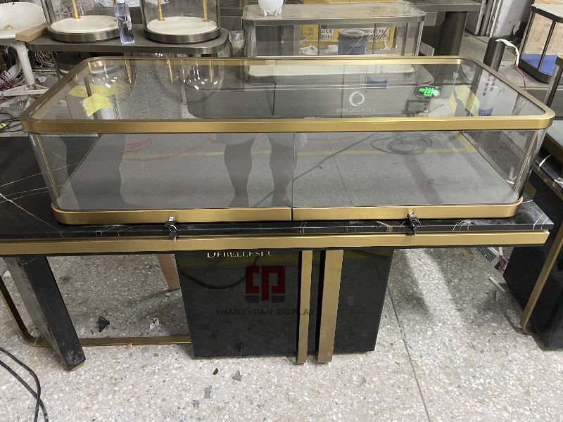 Modern Marble Jewelry Cabinet