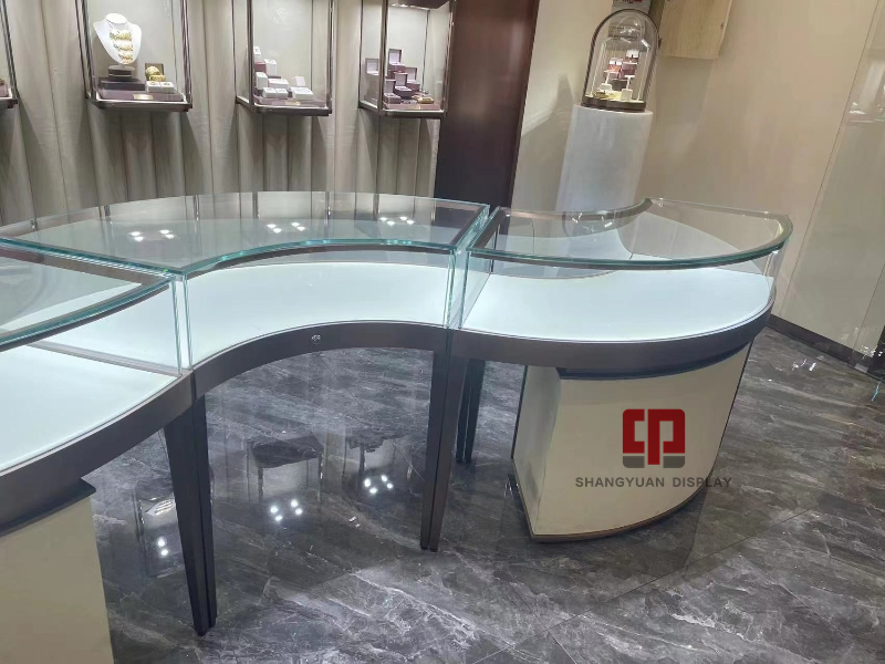 Wooden Paint Jewelry Cabinet