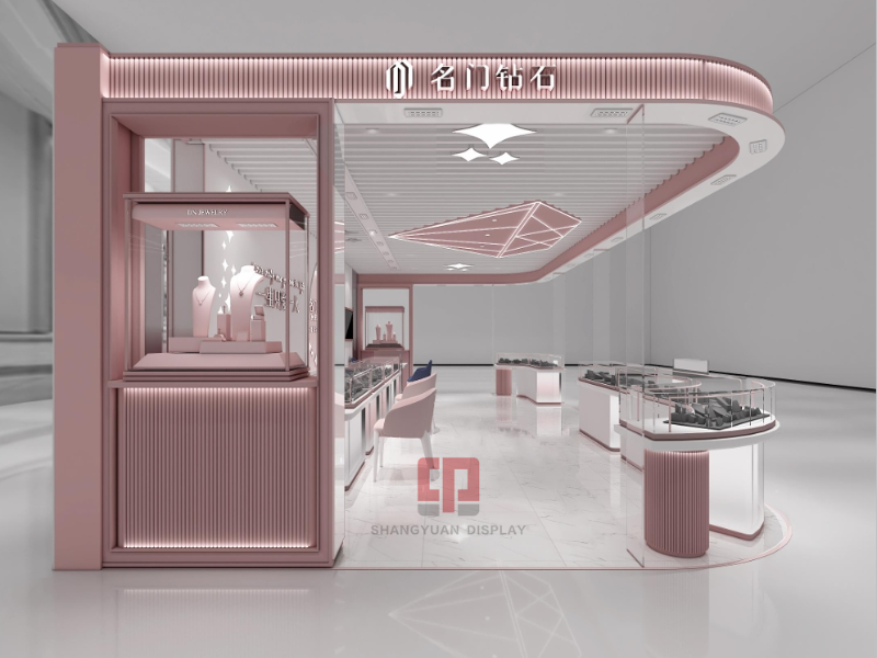 MINGMENZUANSHI Luxury Jewelry Kiosk Showcase