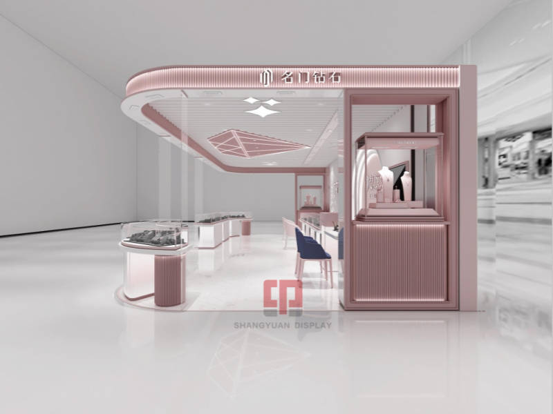 MINGMENZUANSHI Luxury Jewelry Kiosk Showcase