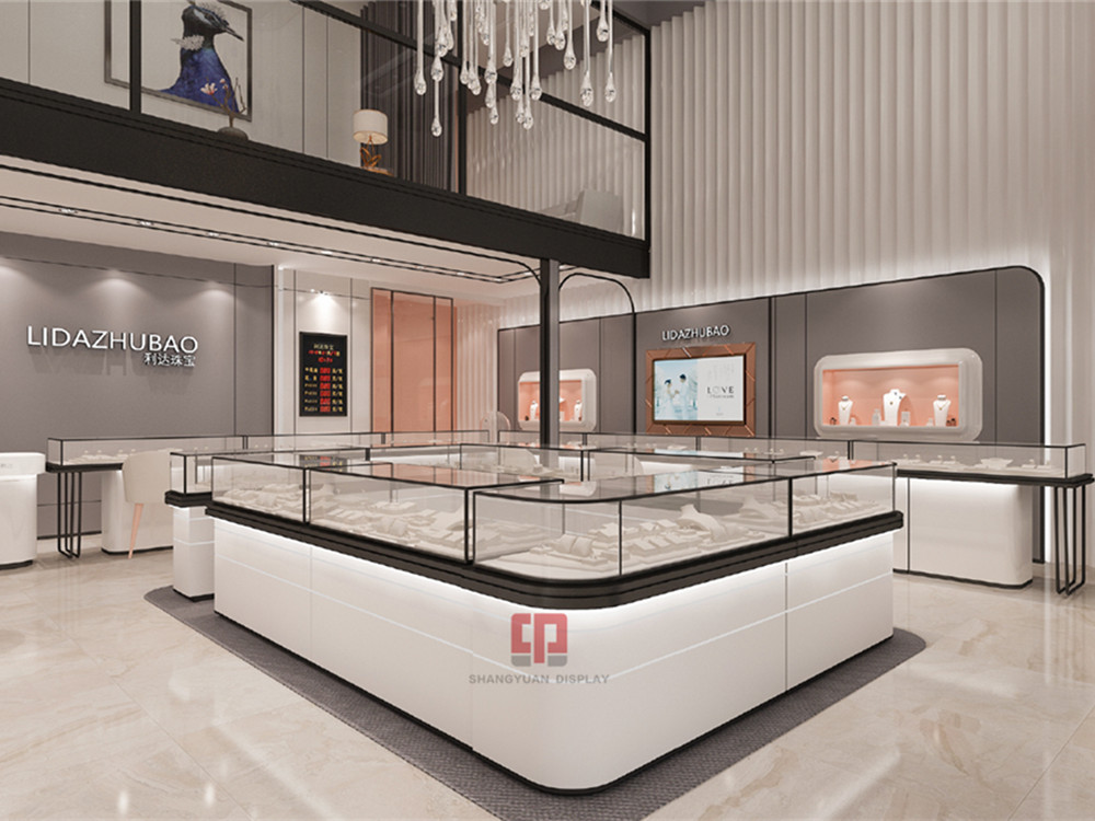1830 square feet Jewelry Shop Design