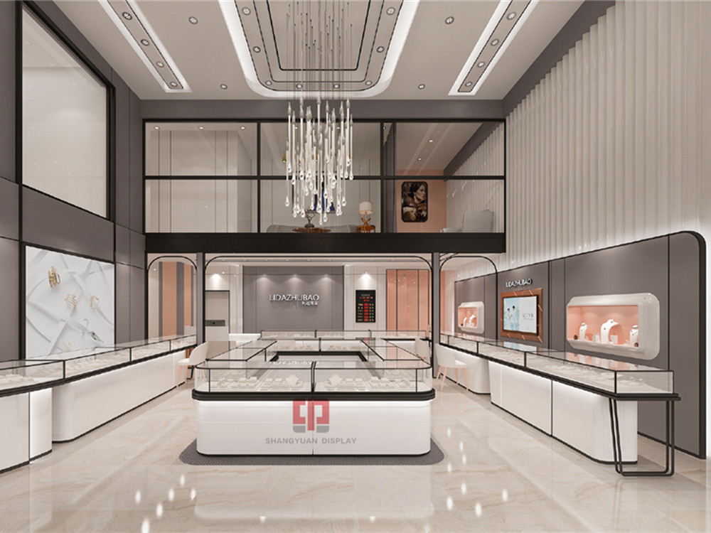 1830 square feet Jewelry Shop Design