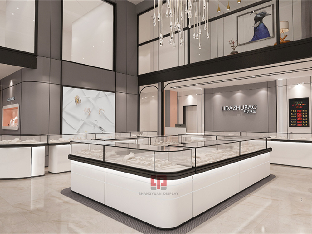 1830 square feet Jewelry Shop Design