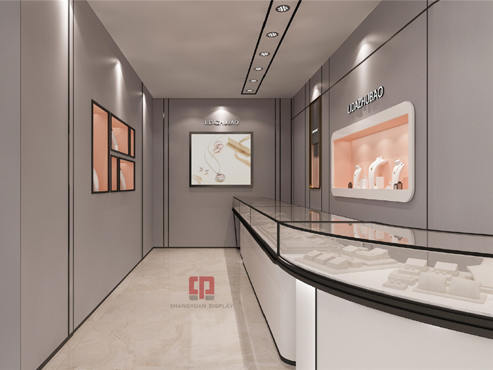 540 square feet Jewelry Showroom Design