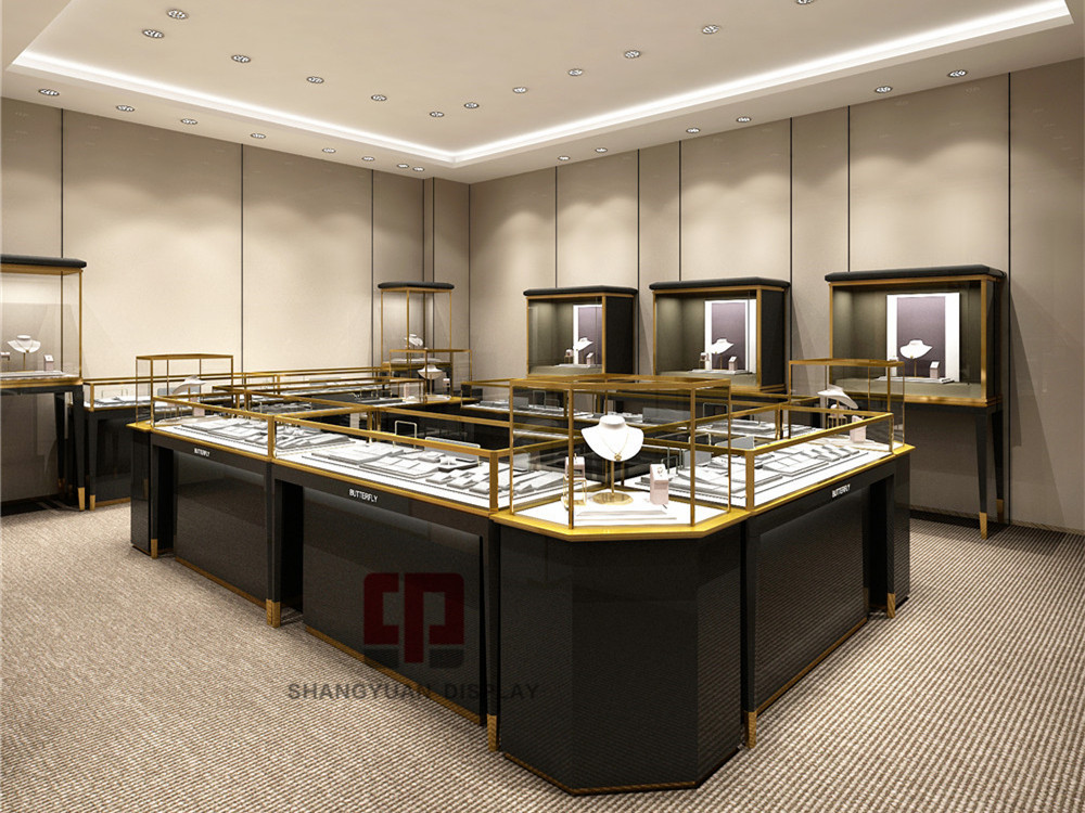 540 square feet Jewelry Showroom Design