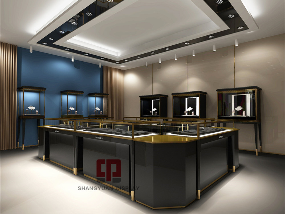 540 square feet Jewelry Showroom Design