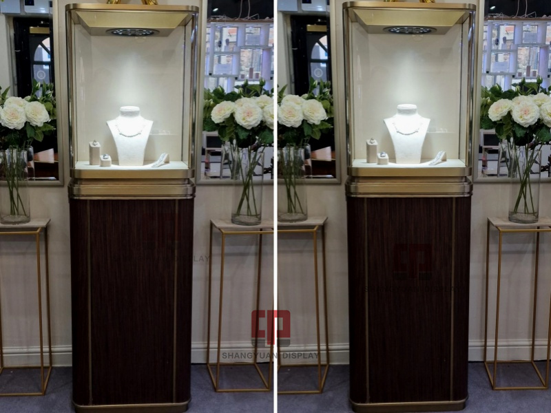 Our Wood Grain Jewelry Tall Cabinet Made For The UK Have Been Shipped