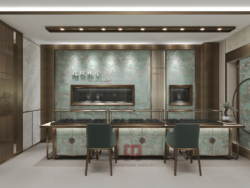 FUCHEN Jade Jewelry Store Design Display