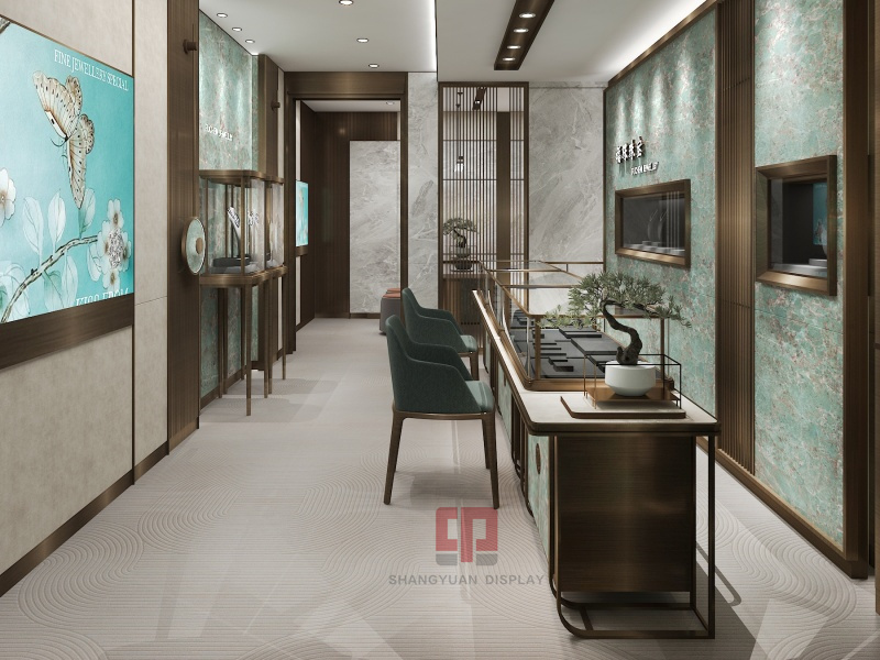 FUCHEN Jade Jewelry Store Design Display