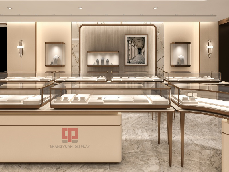 LAMCHIU GOLD Jewelry Showcase Interior Design