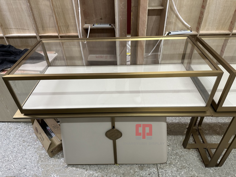 Metal Stainless Steel Jewelry Display Counter
