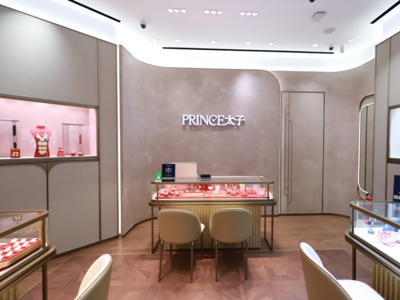 Macau Gold Jewelry Store Display Cabinet Design