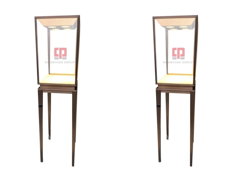 Luxury Metal Remote Control Adjustable Light High Showcase