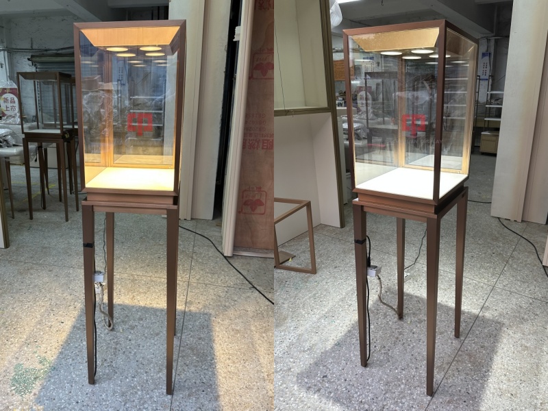 Luxury Metal Remote Control Adjustable Light High Showcase