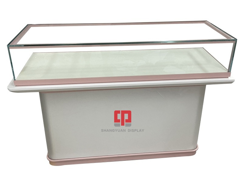 White Wooden Paint Jewelry Cabinet