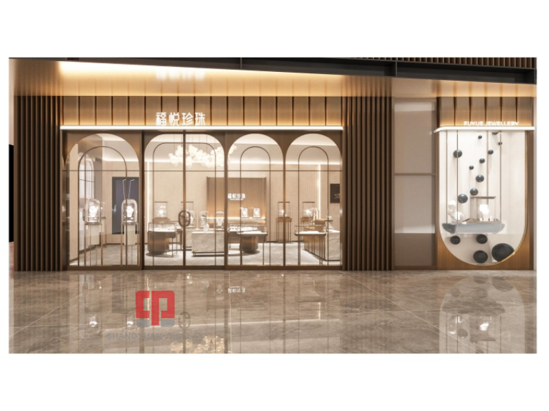 High End Jewellery Shop Display Counter Design