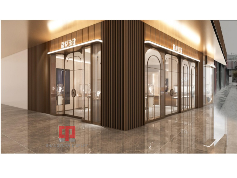 High End Jewellery Shop Display Counter Design
