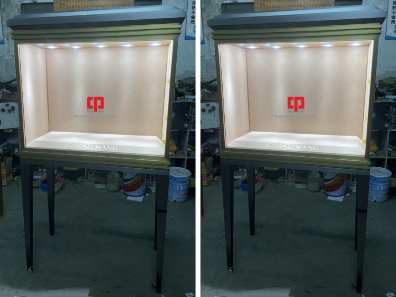 Luxury Jewelry Store Window Display High Cabinet
