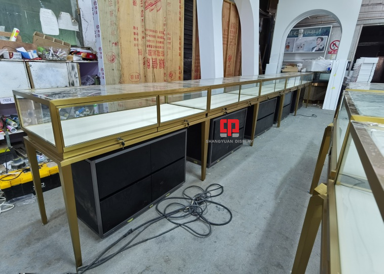 Custom Stainless Steel Jewelry Display Counter