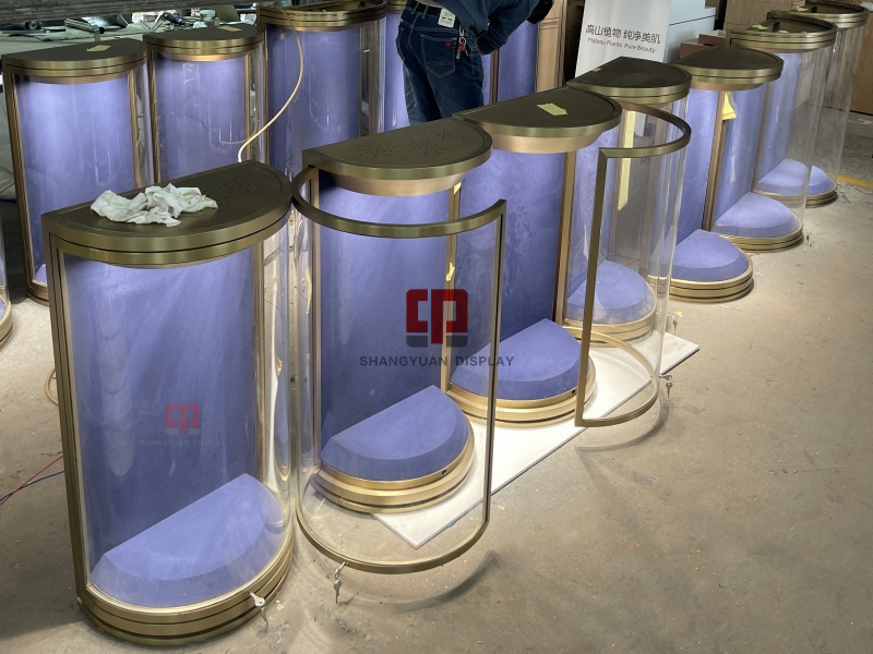Metal Stainless Steel Jewelry Wall Mounted Cabinet