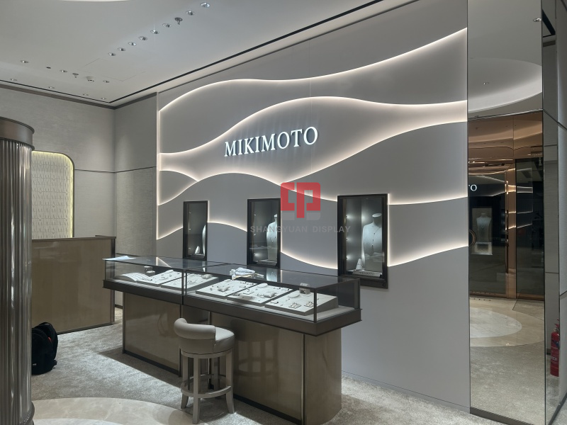 Metal Stainless Steel Glass Display Counter