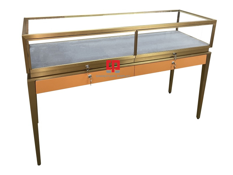 The Metal Stainless Steel Jewelry Display Counter Exported To Tokyo, Japan Has Been Completed