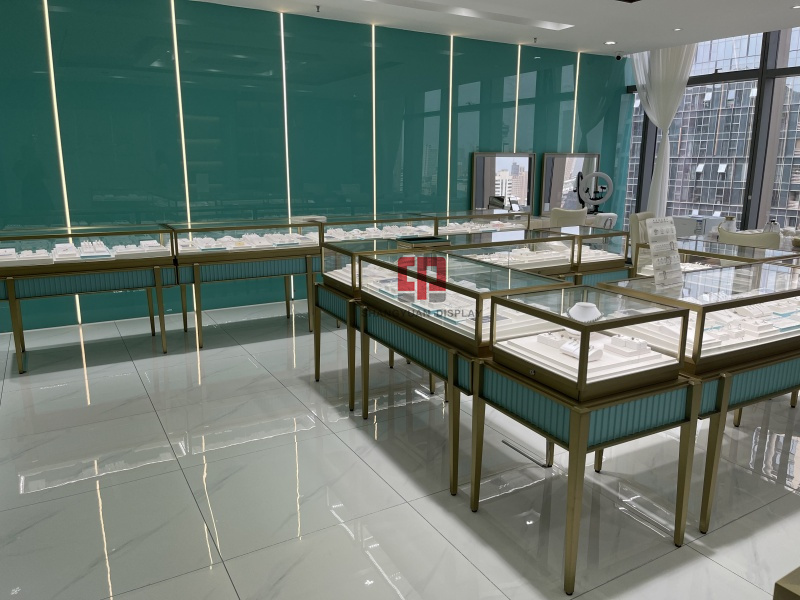 Water Ripple Shape Jewelry Showcase Display