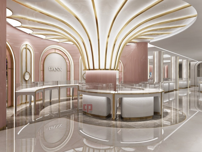 Luxury Jewellery Shop Display Showcase Design