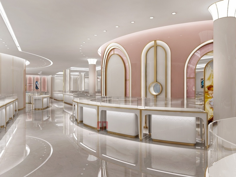 Luxury Jewellery Shop Display Showcase Design
