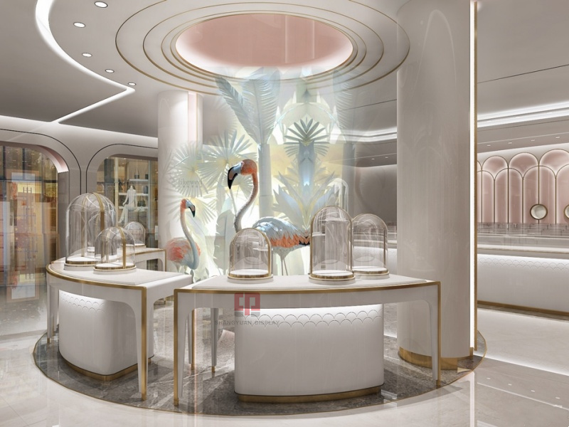 Luxury Jewellery Shop Display Showcase Design