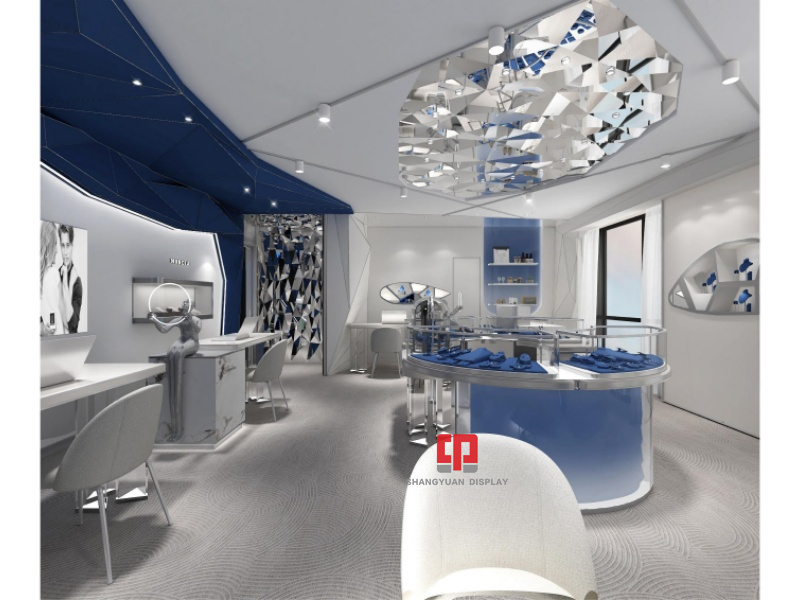 High End Jewelry Showcase Design