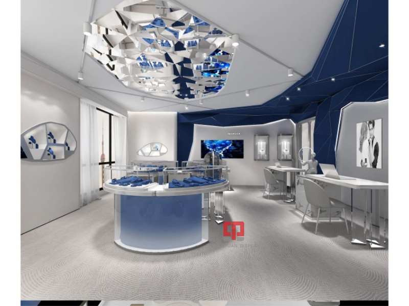 High End Jewelry Showcase Design