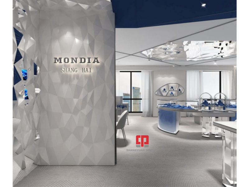 High End Jewelry Showcase Design