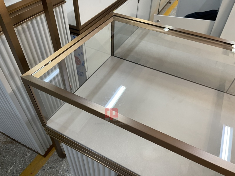 White Jewellery Display Cabinets Custom