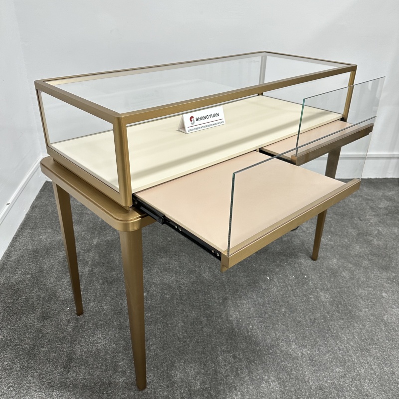 Customized Luxury Jewelry Watch Display Counter Showcase